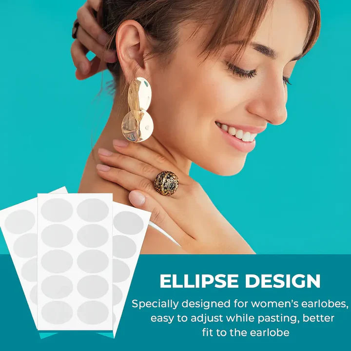 Invisible Earlobe Support Patches – 200 PCS (Buy 1 Get 1 FREE)
